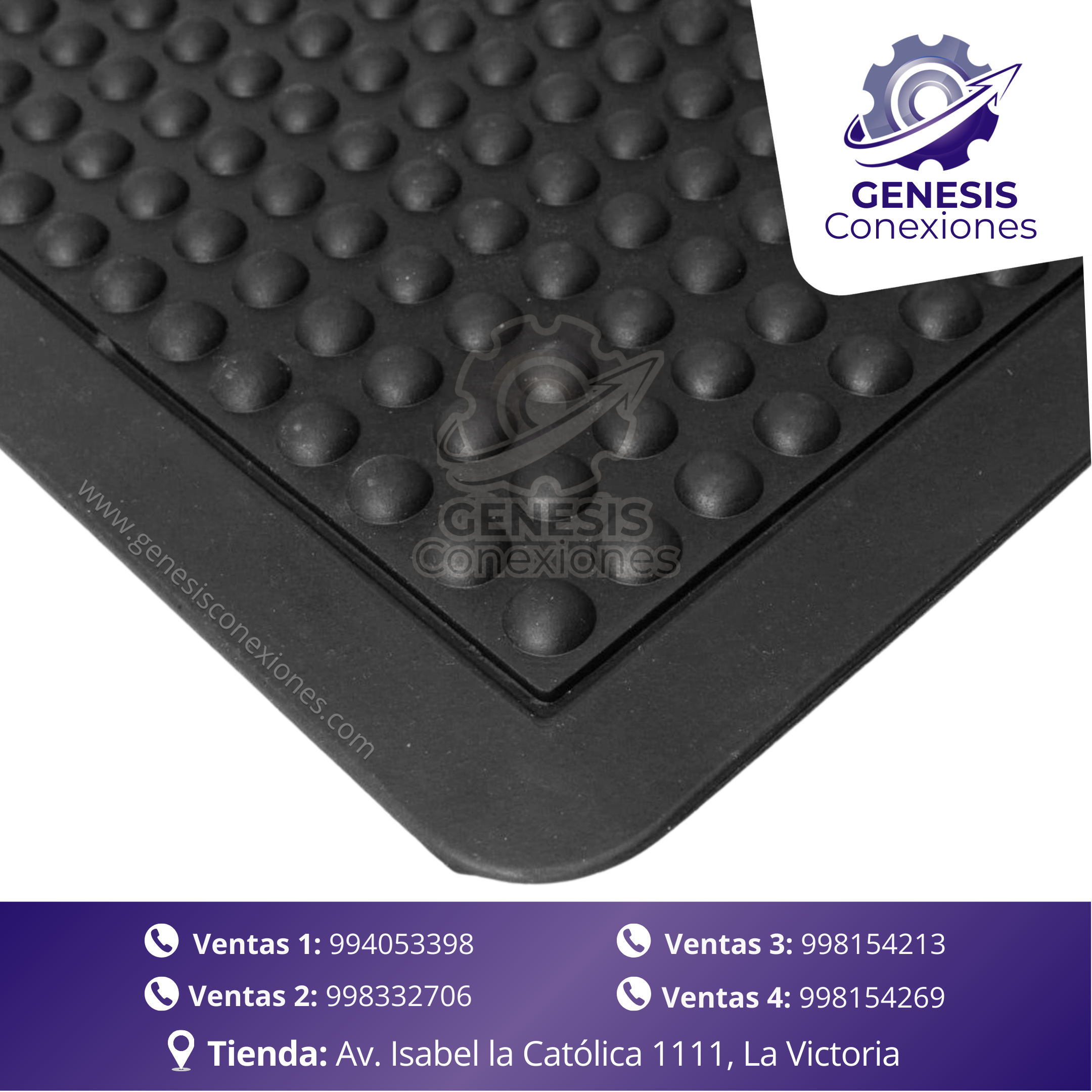 G702 Tapete Antifatiga Caucho Negro - Image 2