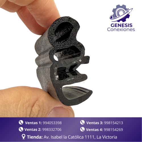 Perfil puerta doble bulbo (EM 20)