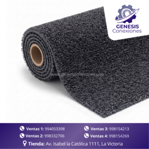 Alfombra Atrapamugre PVC Negro (ALFAM 101)