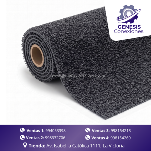 Alfombra atrapa mugre PVC negro (ALFAM 101)