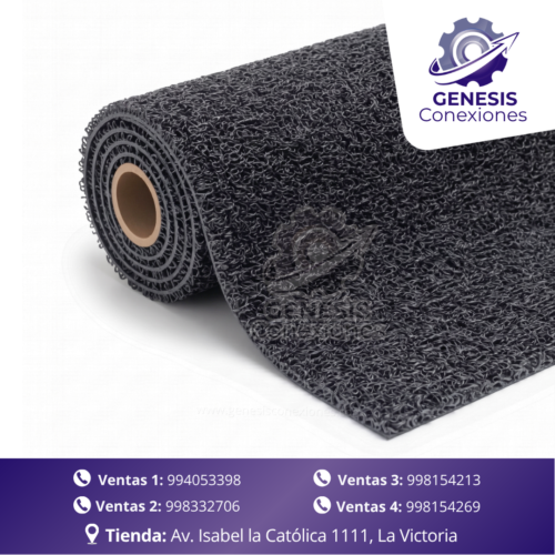 Alfombra atrapa mugre PVC gris (ALFAM 100)